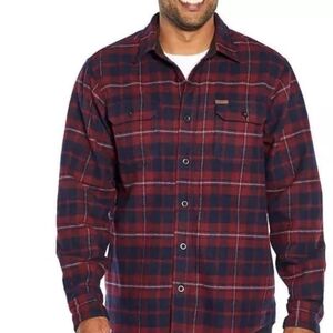 ORVIS Men heavy weight Flanel size medium 100% cotton Red and Blue color